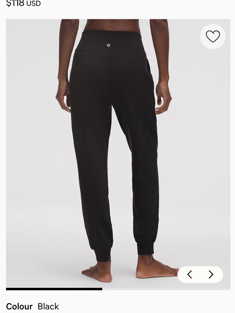 Lululemon Black Women's Jogger Pants - Picture 2 of 7